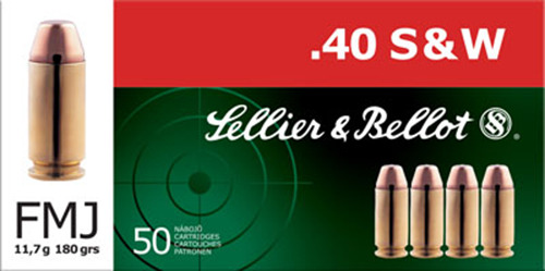 Ammunition Sellier&Bellot Pistol S&B 40SW 180GR FMJ 50/1000